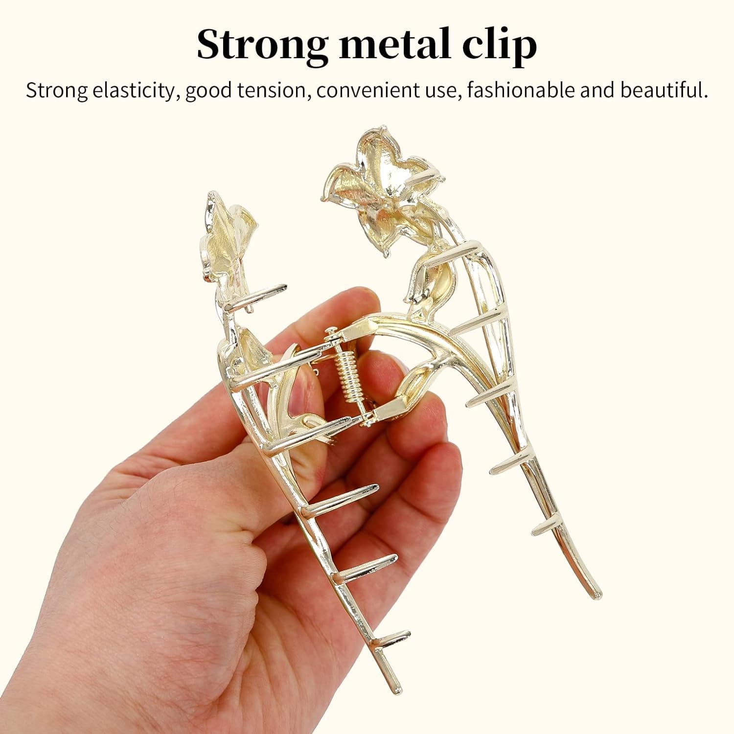 1 pc hair claw leaf style green clip clutcher - DIOEX