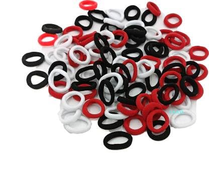 100 PCS Premium Elastic Hair Rubber Bands - DIOEX