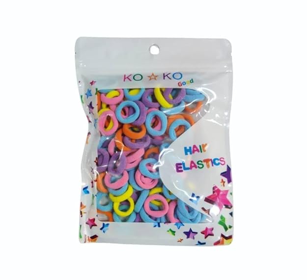 100 PCS Premium Elastic Hair Rubber Bands - DIOEX