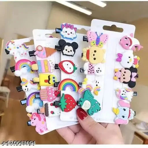 30 HAIR CLIPS FOR GIRLS/KIDS Multicolor color Plastic Ideal for Women / Girls - DIOEX