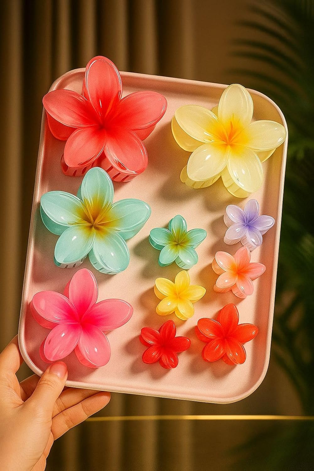 9 pcs flower claw clip Flower Hair Clips - DIOEX