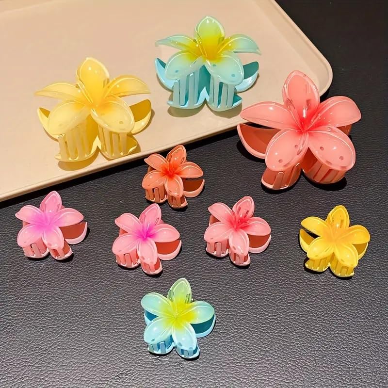 9 pcs flower claw clip Flower Hair Clips - DIOEX