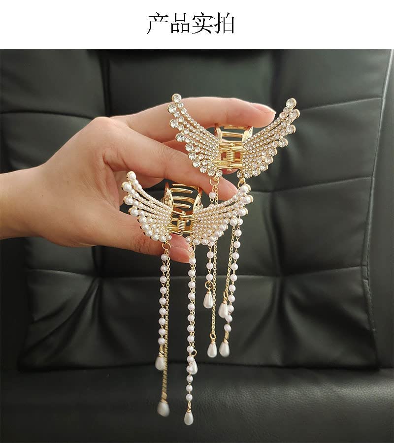 Butterfly hairclip Pack Of 1 Women Wedding Claw Clip - DIOEX