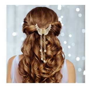Butterfly hairclip Pack Of 1 Women Wedding Claw Clip - DIOEX